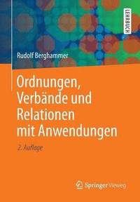 bokomslag Ordnungen, Verbnde und Relationen mit Anwendungen