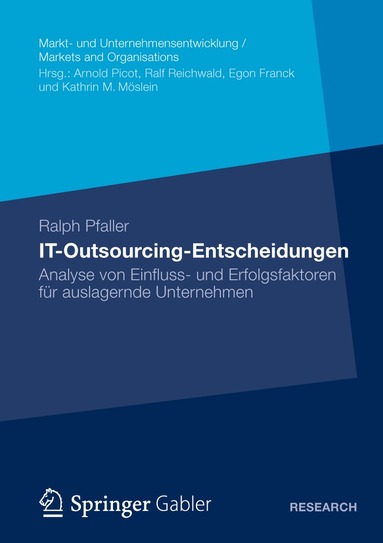 Ralph Pfaller - IT-Outsourcing-Entscheidungen, Häftad