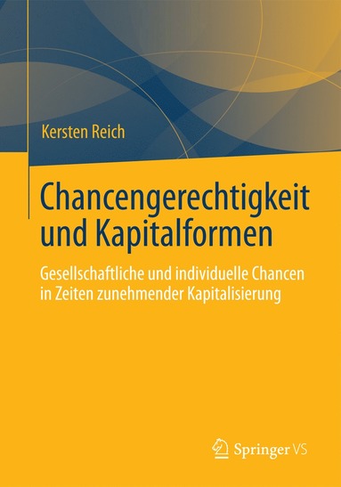 bokomslag Chancengerechtigkeit und Kapitalformen