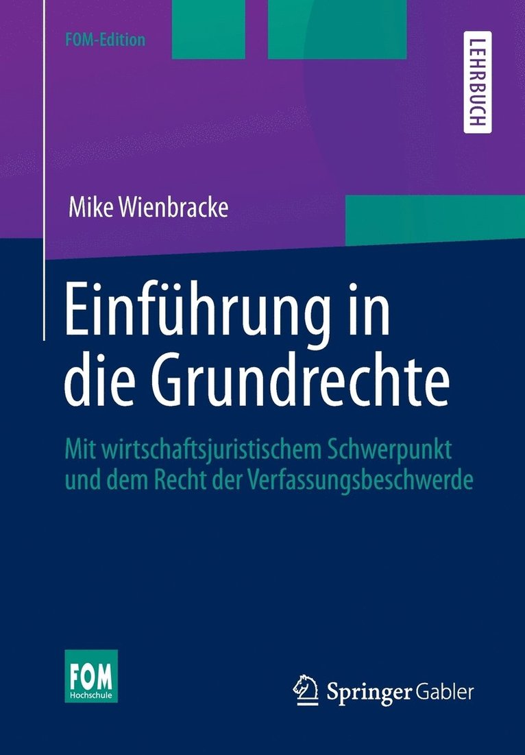 Mike Wienbracke - Einführung in die Grundrechte, Häftad
