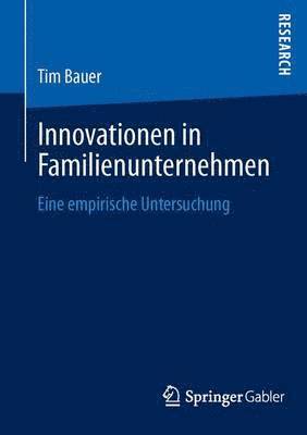 bokomslag Innovationen in Familienunternehmen