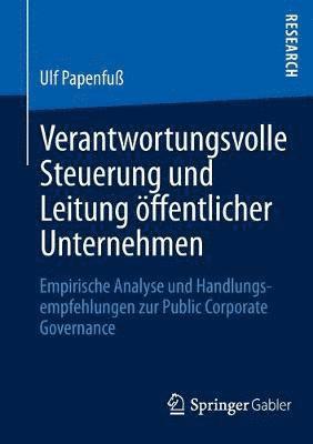 bokomslag Verantwortungsvolle Steuerung und Leitung ffentlicher Unternehmen