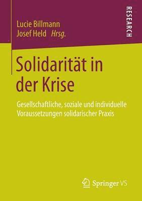 bokomslag Solidaritt in der Krise