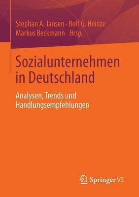 bokomslag Sozialunternehmen in Deutschland