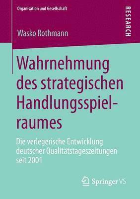 bokomslag Wahrnehmung des strategischen Handlungsspielraumes