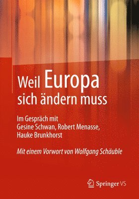 bokomslag Weil Europa sich ndern muss