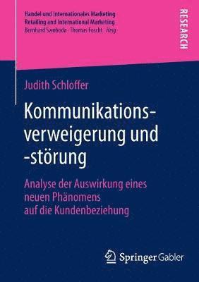 bokomslag Kommunikationsverweigerung und -strung