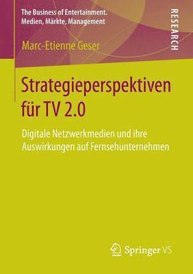 bokomslag Strategieperspektiven für TV 2.0