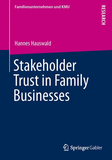 bokomslag Stakeholder Trust in Family Businesses