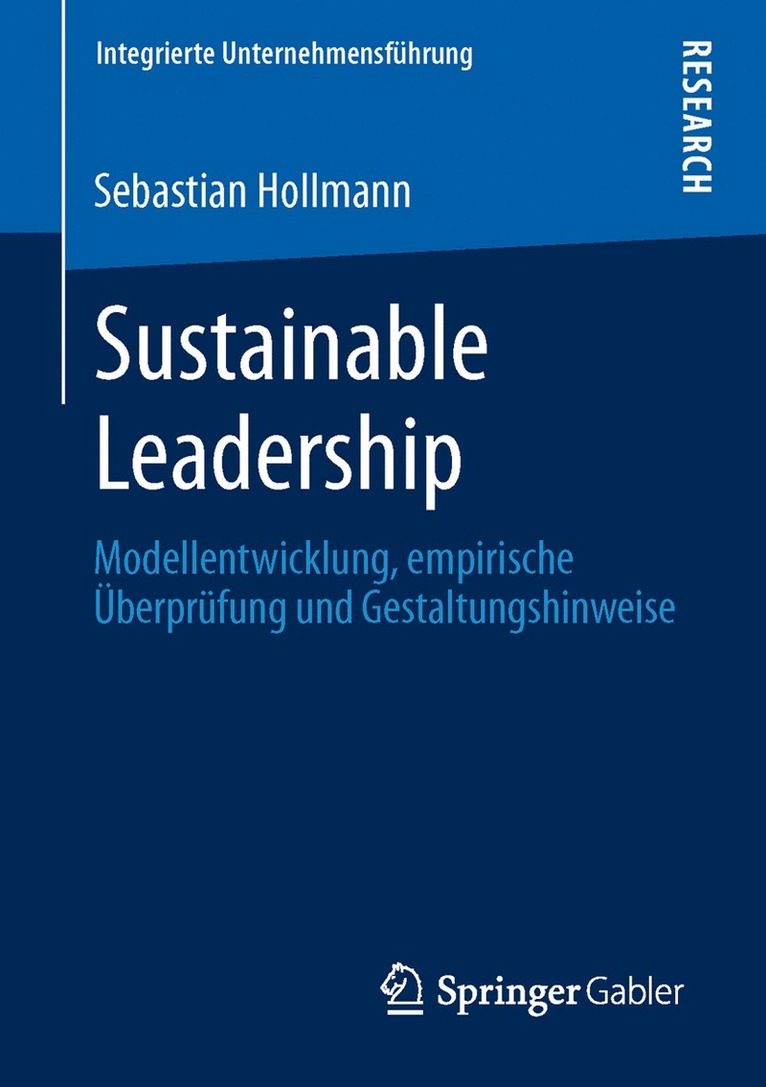 Sebastian Hollmann - Sustainable Leadership, Häftad