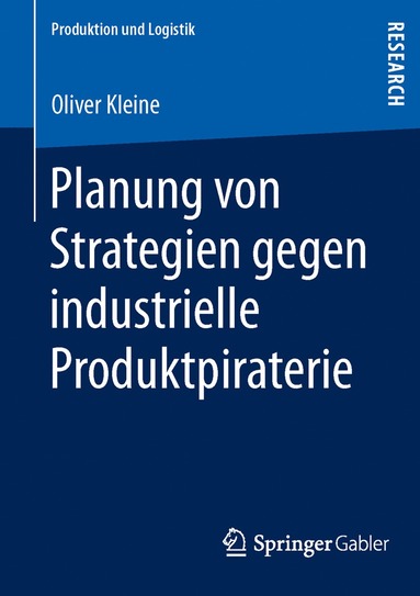 bokomslag Planung von Strategien gegen industrielle Produktpiraterie