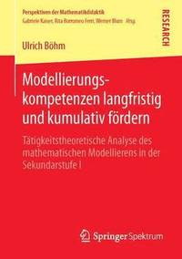 bokomslag Modellierungskompetenzen langfristig und kumulativ frdern