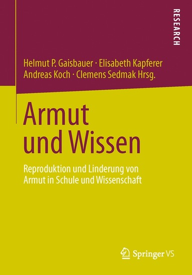 bokomslag Armut und Wissen