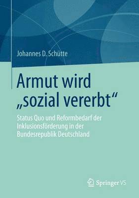 bokomslag Armut wird ?sozial vererbt"