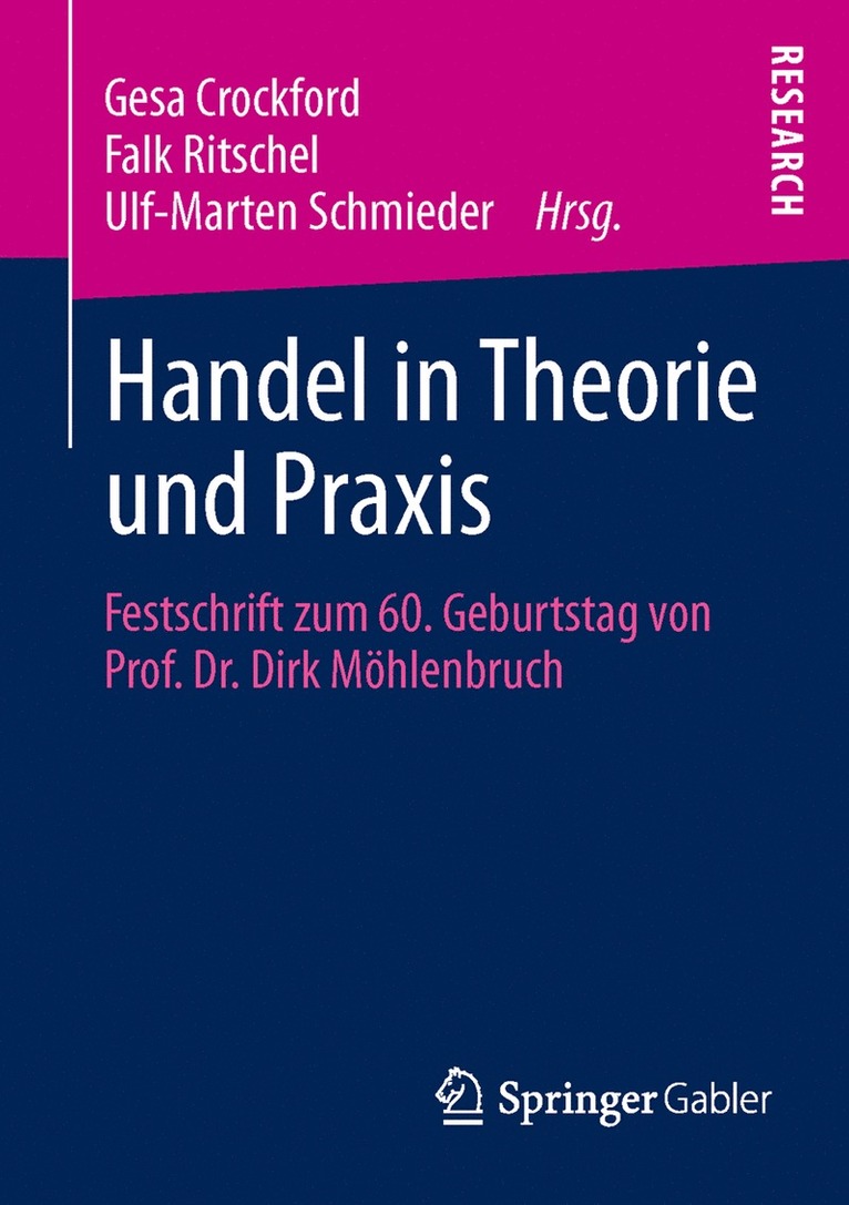 Gesa Crockford, Falk Ritschel, Ulf-Marten Schmieder - Handel in Theorie und Praxis, Häftad