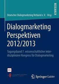 bokomslag Dialogmarketing Perspektiven 2012/2013