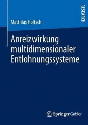 bokomslag Anreizwirkung multidimensionaler Entlohnungssysteme