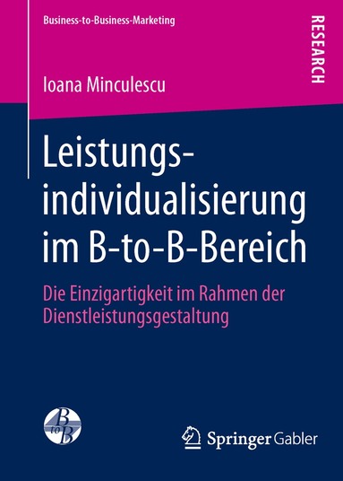 Ioana Minculescu - Leistungsindividualisierung im B-to-B-Bereich, Häftad