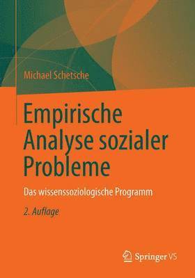 Empirische Analyse sozialer Probleme 1