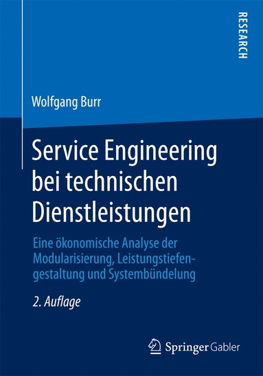 bokomslag Service Engineering bei technischen Dienstleistungen