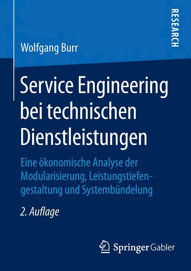Service Engineering bei technischen Dienstleistungen 1