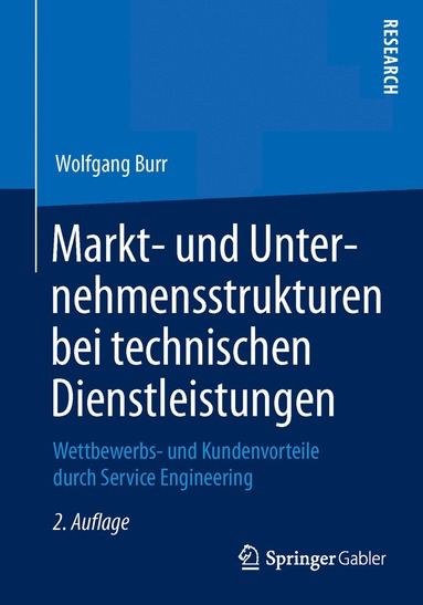 bokomslag Markt- und Unternehmensstrukturen bei technischen Dienstleistungen