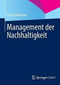 bokomslag Management der Nachhaltigkeit