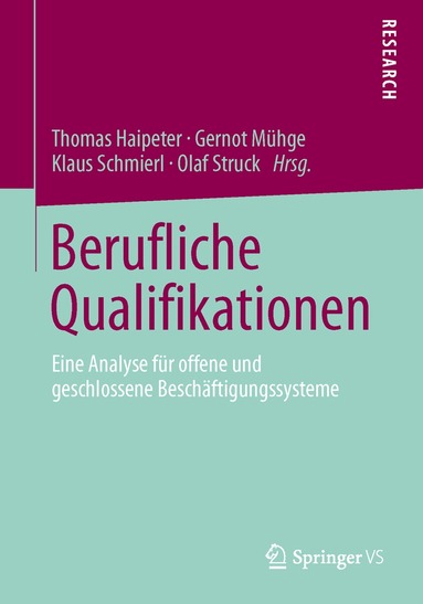 Thomas Haipeter, Gernot Mühge, Klaus Schmierl, Olaf Struck - Berufliche Qualifikationen, Häftad