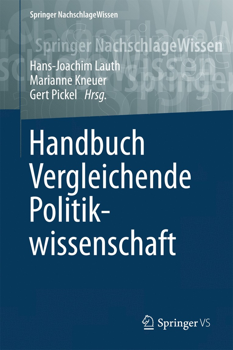 Handbuch Vergleichende Politikwissenschaft 1