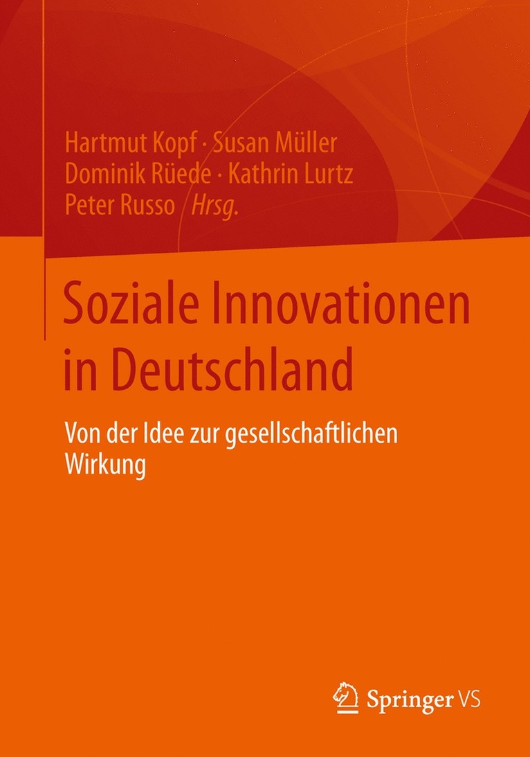 Hartmut Kopf, Susan Müller, Dominik Rüede, Kathrin Lurtz, Peter Russo - Soziale Innovationen in Deutschland, Häftad
