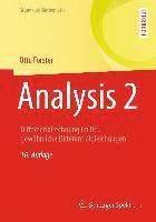 bokomslag Analysis 2: Differentialrechnung Im Irn, Gewohnliche Differentialgleichungen