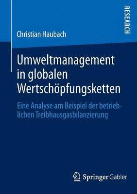 bokomslag Umweltmanagement in globalen Wertschpfungsketten