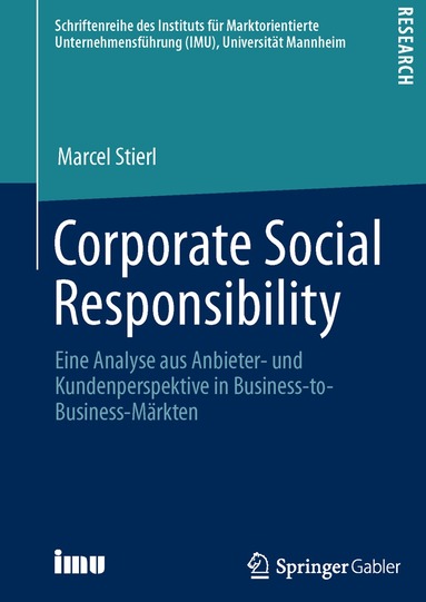 Marcel Stierl - Corporate Social Responsibility, Häftad