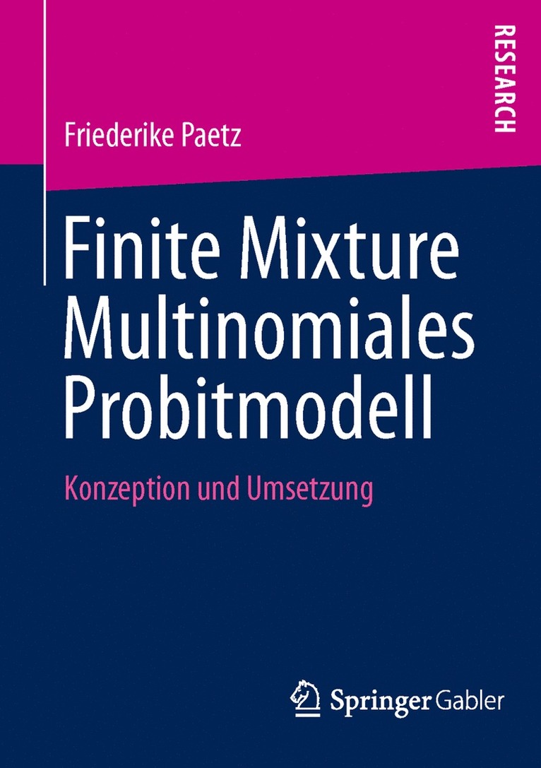 Friederike Paetz - Finite Mixture Multinomiales Probitmodell, Häftad