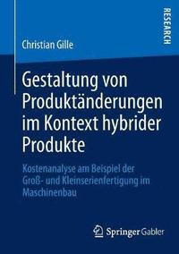 bokomslag Gestaltung von Produktnderungen im Kontext hybrider Produkte