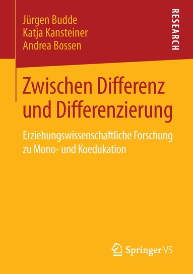 Jürgen Budde, Katja Kansteiner, Andrea Bossen - Zwischen Differenz und Differenzierung, Häftad