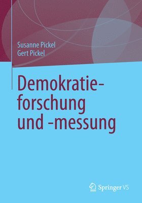 bokomslag Demokratieforschung und -messung