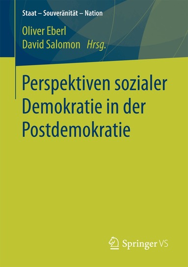 Oliver Eberl, David Salomon - Perspektiven sozialer Demokratie in der Postdemokratie, Häftad