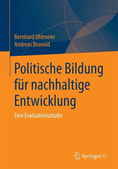 Bernhard Ohlmeier, Andreas Brunold - Politische Bildung für nachhaltige Entwicklung, Häftad