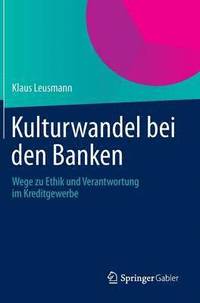 bokomslag Kulturwandel bei den Banken