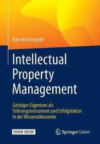 bokomslag Intellectual Property Management