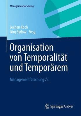 bokomslag Organisation von Temporalitt und Temporrem