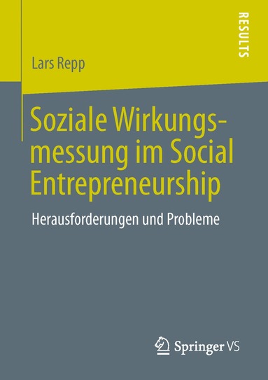 bokomslag Soziale Wirkungsmessung im Social Entrepreneurship