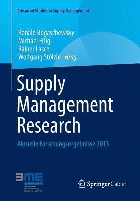 bokomslag Supply Management Research