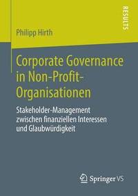 bokomslag Corporate Governance in Non-Profit-Organisationen