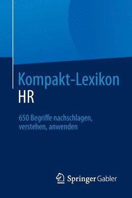 Springer Fachmedien Wiesbaden - Kompakt-Lexikon HR, Häftad