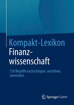 Kompakt-Lexikon Finanzwissenschaft 1