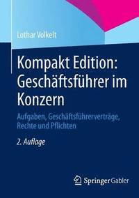 bokomslag Kompakt Edition: Geschftsfhrer im Konzern