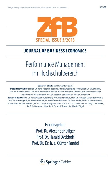 Alexander Dilger, Harald Dyckhoff, Günter Fandel - Performance Management im Hochschulbereich, Häftad