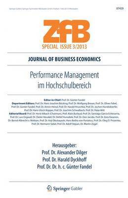 Alexander Dilger, Harald Dyckhoff, Günter Fandel - Performance Management im Hochschulbereich, Häftad